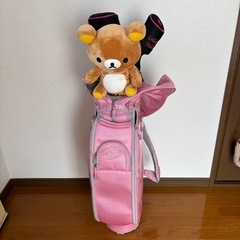 レディース ゴルフクラブセット ピンク