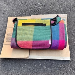 （受け渡し予定者あり）チェックレジャーシートの画像