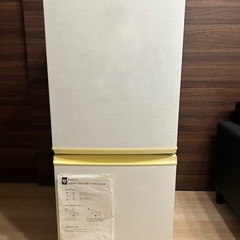 SHARP 137L 2ドア冷凍冷蔵庫