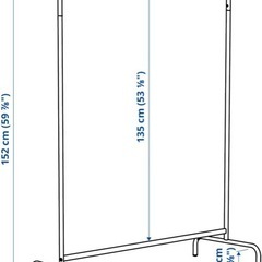 【IKEA】ハンガーラックの画像