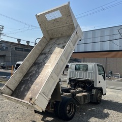 ご成約ありがとうございました。 いすゞ エルフ ダンプ 5MT ディーゼル 三方開 ETC H17年 車検R7年12月 大阪の画像