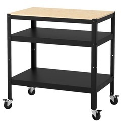 IKEA イケア BROR ブロール ワゴン ブラック キッチンワゴン