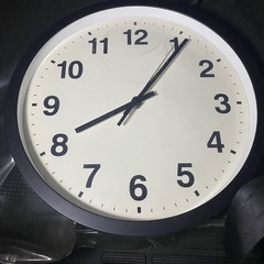 時計　掛け時計　ブラック　
