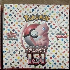 ポケモンカード151 シュリンク付き　3BOX
