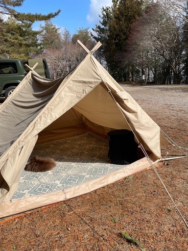 テント【Naturehike コットンロッジテント 2人用 4.8㎡】