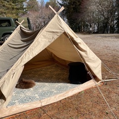 テント【Naturehike コットンロッジテント 2人用 4.8㎡】