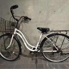美品✨️27インチ自転車【パンク無しすぐ乗れます！】