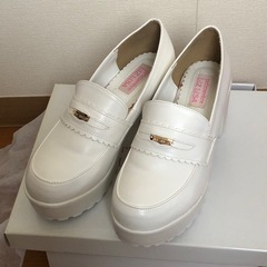 LIZ LISA 白ローファー　サイズLL