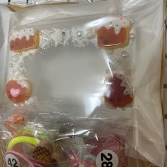 小物ケース（ヘアゴム等、おまけ入り）ハンドメイド品の画像