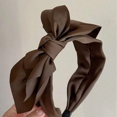 新品！リボンカチューシャ　ブラウン