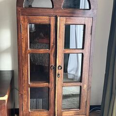 アジアン家具★ドーム型キャビネット