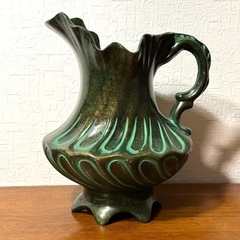 高岡銅器 美術工芸品 花瓶 水差し 花器 珍品 置物 アンティー...