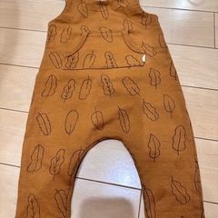 zara mini 80サイズ 茶色のオーバーオール☺︎