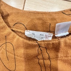 zara mini 80サイズ 茶色のオーバーオール☺︎の画像