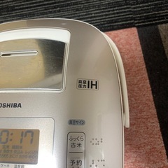 TOSHIBA  高圧IH 炊飯器1.0Lの画像