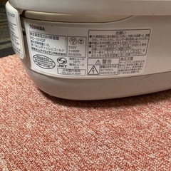 TOSHIBA  高圧IH 炊飯器1.0Lの画像