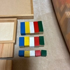 決まりました　大量の積み木の画像