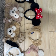 ディズニー　ユニバ　カチューシャ　ポーチ　7点セット