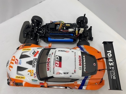走行未使用★☆TAMIYA XB★☆タミヤ 1/10 電動RCカー★☆エキスパートビルド★☆au トムス GR スープラ★☆au TO