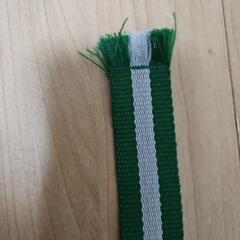 ベルト　緑　白　ストライプの画像