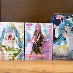 【新品未開封】初音ミク　巡音ルカ　ちょこのせ　クローバー　白鳥