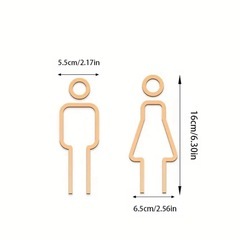 高級感のあるトイレサインの画像