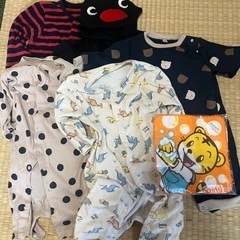 70〜80サイズ　ロンパースセット