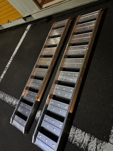 アルミラダー　バイクスロープ　Ruedamann