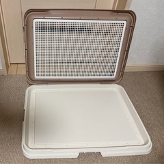 ◆美品◆ワイド◆お掃除簡単ステップトレー◆リッチェル ◆犬用◆