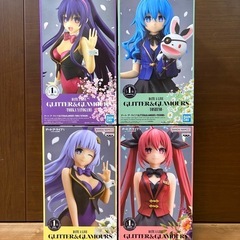 【新品未開封】デートアライブ　十香　四糸乃　美九　琴里　グリッタ...