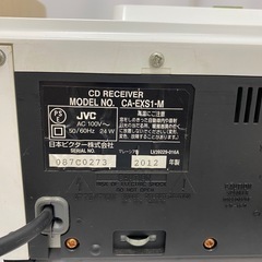 Victor ビクター CA-EXS1-M ナチュラルウッド コンパクトコンポーネントシステム ホワイト 250221SK280101の画像