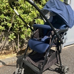 カルーンエアーメッシュ アップリカ　ベビーカー AB ネイビー