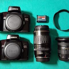 Canon EOS 100QD 2台+レンズ２本 セット フィル...