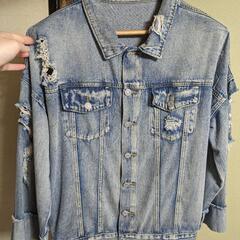 ノーブランドダメージ加工Gジャン(Mサイズ)
