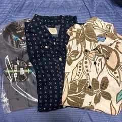 かりゆしウェア 長袖シャツ 3点セット
