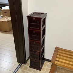 バンブー引き出し 隙間家具
