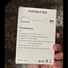 新品　64GB　SSD外付け　の画像