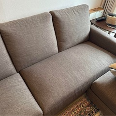 ニトリ Nシールドカウチソファ 三人掛けソファー 幅187cm 【直接引取限定】