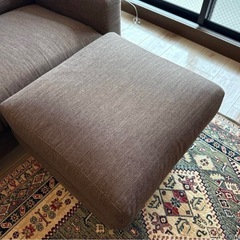 ニトリ Nシールドカウチソファ 三人掛けソファー 幅187cm 【直接引取限定】