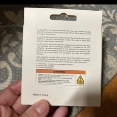 新品　AirTag エアタグブラック紛失防止の画像