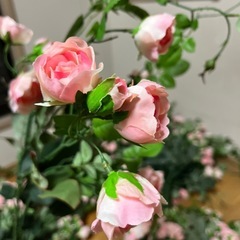 造花　ミニバラ　72本の画像