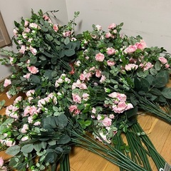 造花　ミニバラ　72本