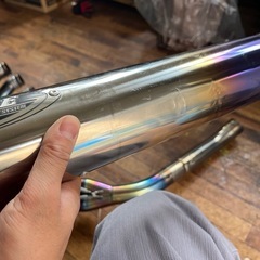 zrx1100 ZZR1100 gpz1100用　
ACF製　voltageマフラーの画像