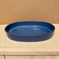 ⑦花器 生け花 花瓶 華道 水鉢 水盆 陶器 楕円型