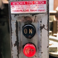 【値下げ】昭和レトロ大型昇降盤（業務用・三相200V）引取限定／現状渡しの画像