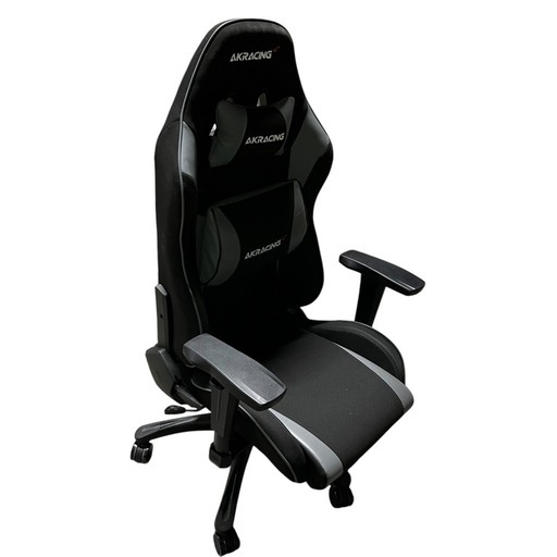 【ジ0504-03】定価 44,800円 ‼️AKRACING Wolf ゲーミングチェア グレー ファブリック