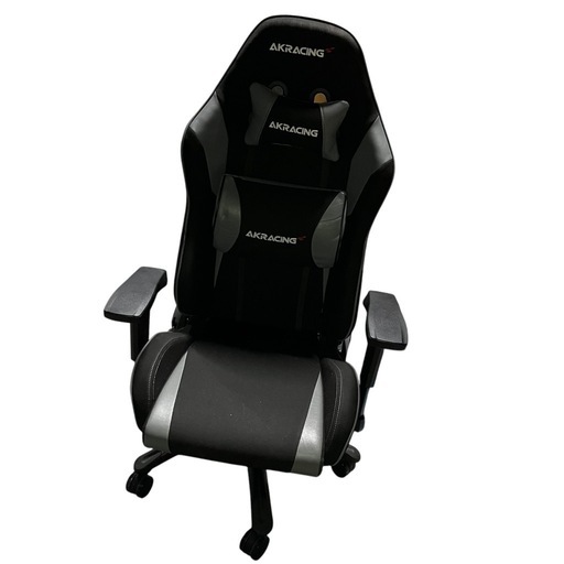 【ジ0504-03】定価 44,800円 ‼️AKRACING Wolf ゲーミングチェア グレー ファブリック