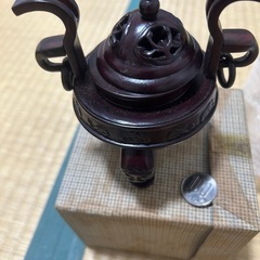 木製香炉　古道具　時代物　飾り　骨董　鑑賞品