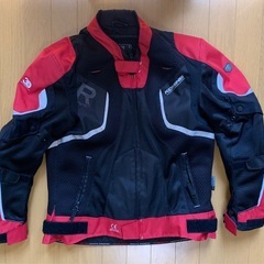 コミネ バイク用 メッシュジャケット レッド/ブラック XL J...
