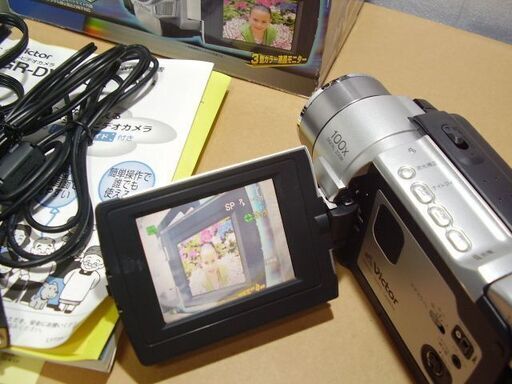 完了】ビクターGR-DVA30K miniDVテープ仕様 デジタルビデオカメラ 簡易
